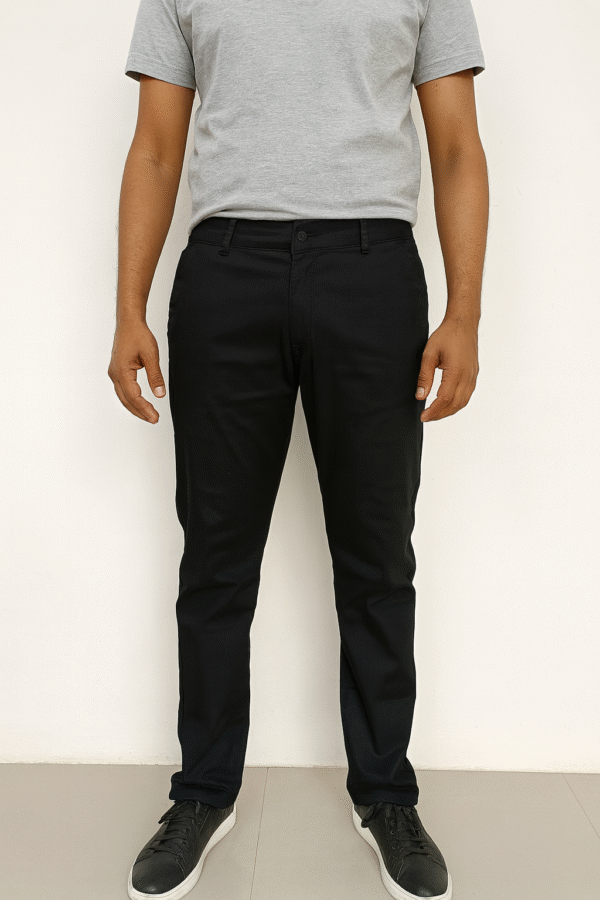 Men’s Black Cotton Pant