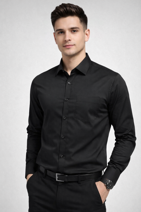 Men’s Premium Black Formal Shirt